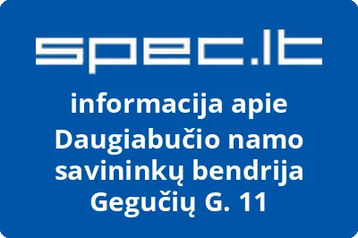 Daugiabučio namo savininkų bendrija Gegučių G. 11