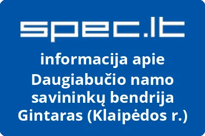 Daugiabučio namo savininkų bendrija Gintaras