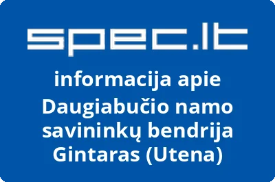 Daugiabučio namo savininkų bendrija Gintaras