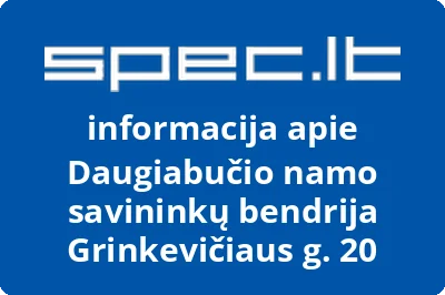 Daugiabučio namo savininkų bendrija Grinkevičiaus g. 20