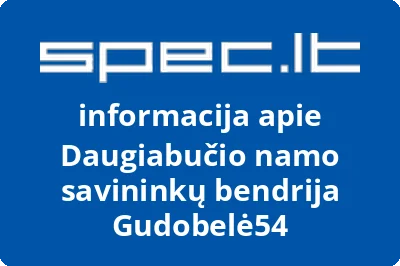 Daugiabučio namo savininkų bendrija Gudobelė54