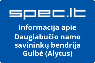 Daugiabučio namo savininkų bendrija Gulbė