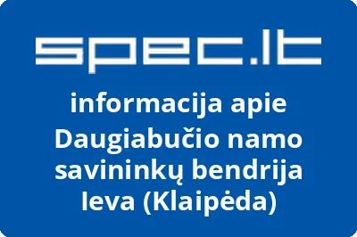 Daugiabučio namo savininkų bendrija Ieva (Klaipėda)