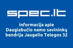 Daugiabučio namo savininkų bendrija Jaugelio Telegos 32 | spec.lt