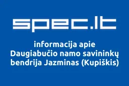 Daugiabučio namo savininkų bendrija Jazminas (Kupiškis) | spec.lt