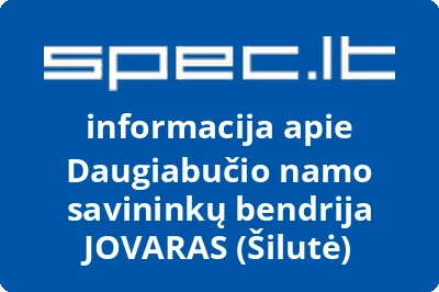 Daugiabučio namo savininkų bendrija JOVARAS (Šilutė)