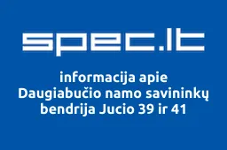 Daugiabučio namo savininkų bendrija Jucio 39 ir 41 | spec.lt