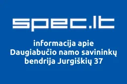 Daugiabučio namo savininkų bendrija Jurgiškių 37 | spec.lt