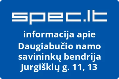 Daugiabučio namo savininkų bendrija Jurgiškių g. 11, 13