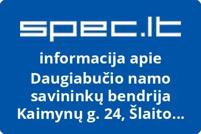 Daugiabučio namo savininkų bendrija Kaimynų g. 24, Šlaito g. 21