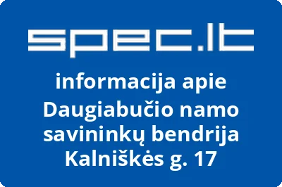 Daugiabučio namo savininkų bendrija Kalniškės g. 17