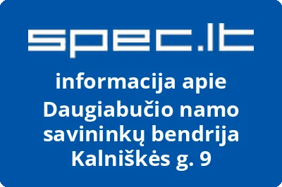 Daugiabučio namo savininkų bendrija Kalniškės g. 9