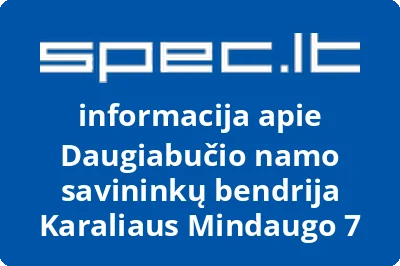 Daugiabučio namo savininkų bendrija Karaliaus Mindaugo 7