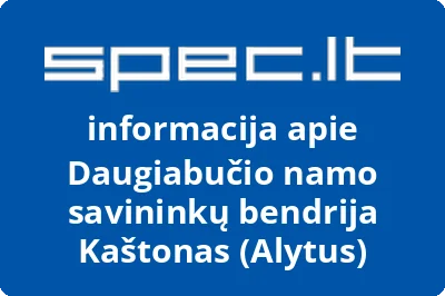 Daugiabučio namo savininkų bendrija Kaštonas