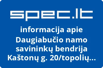 Daugiabučio namo savininkų bendrija Kaštonų g. 20/topolių g. 18