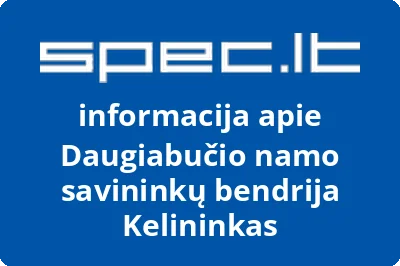 Daugiabučio namo savininkų bendrija Kelininkas | spec.lt
