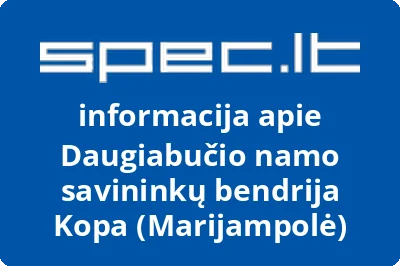 Daugiabučio namo savininkų bendrija Kopa (Marijampolė)