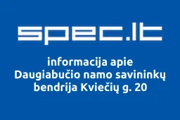 Daugiabučio namo savininkų bendrija Kviečių g. 20 | spec.lt