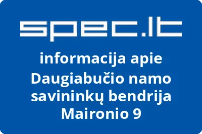 Daugiabučio namo savininkų bendrija Maironio 9