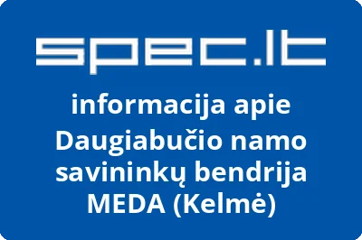 Daugiabučio namo savininkų bendrija MEDA | spec.lt
