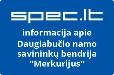Daugiabučio namo savininkų bendrija Merkurijus | spec.lt
