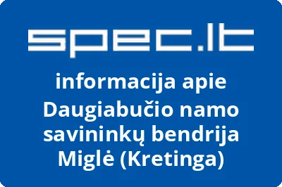 Daugiabučio namo savininkų bendrija Miglė (Kretinga)