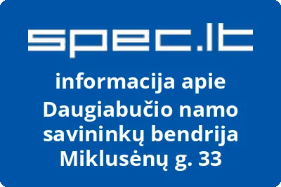 Daugiabučio namo savininkų bendrija Miklusėnų g. 33