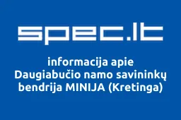 Daugiabučio namo savininkų bendrija MINIJA (Kretinga) | spec.lt