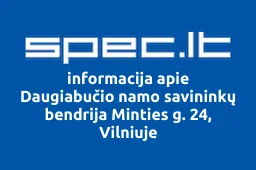 Daugiabučio namo savininkų bendrija Minties g. 24, Vilniuje | spec.lt