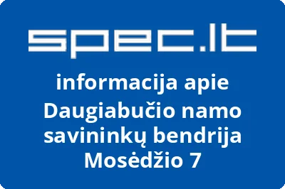 Daugiabučio namo savininkų bendrija Mosėdžio 7