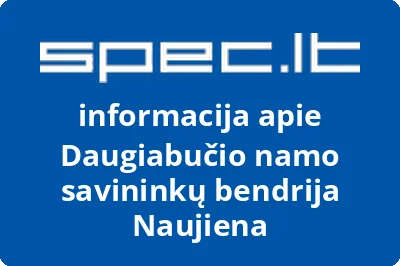 Daugiabučio namo savininkų bendrija Naujiena | spec.lt