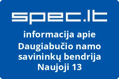 Daugiabučio namo savininkų bendrija Naujoji 13