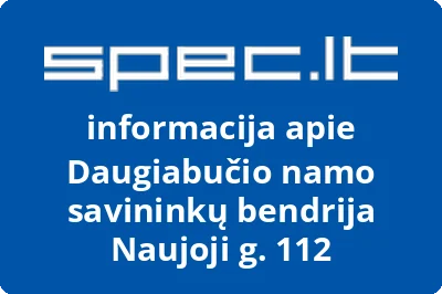 Daugiabučio namo savininkų bendrija Naujoji g. 112