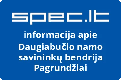 Daugiabučio namo savininkų bendrija Pagrundžiai
