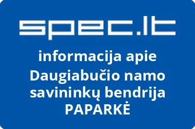 Daugiabučio namo savininkų bendrija PAPARKĖ