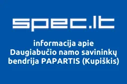 Daugiabučio namo savininkų bendrija PAPARTIS (Kupiškis) | spec.lt