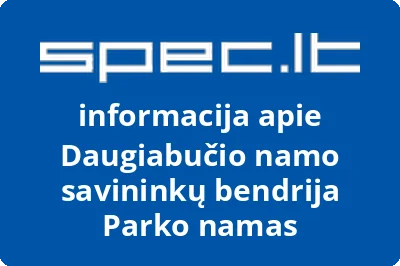 Daugiabučio namo savininkų bendrija Parko namas | spec.lt