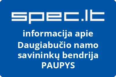 Daugiabučio namo savininkų bendrija PAUPYS