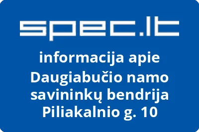 Daugiabučio namo savininkų bendrija Piliakalnio g. 10