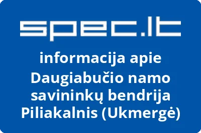 Daugiabučio namo savininkų bendrija Piliakalnis (Ukmergė)