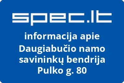 Daugiabučio namo savininkų bendrija Pulko g. 80