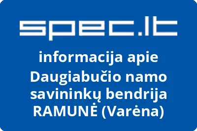 Daugiabučio namo savininkų bendrija RAMUNĖ (Varėna) | spec.lt