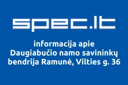 Daugiabučio namo savininkų bendrija Ramunė, Vilties g. 36 | spec.lt