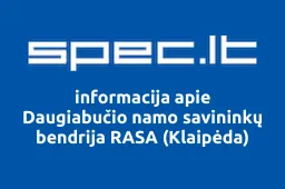 Daugiabučio namo savininkų bendrija RASA (Klaipėda) | spec.lt