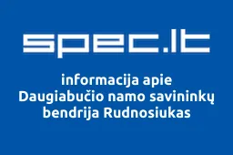 Daugiabučio namo savininkų bendrija Rudnosiukas iliustracija