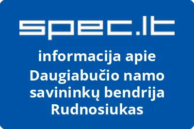 Daugiabučio namo savininkų bendrija Rudnosiukas