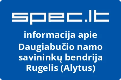 Daugiabučio namo savininkų bendrija Rugelis