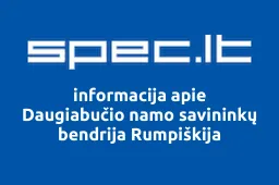 Daugiabučio namo savininkų bendrija Rumpiškija | spec.lt
