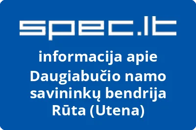Daugiabučio namo savininkų bendrija Rūta (Utena)