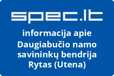 Daugiabučio namo savininkų bendrija Rytas (Utena)